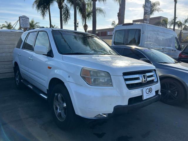 HONDA PILOT EX 2006 white 4dr spor gas 2HKYF186X6H534487 photo #1