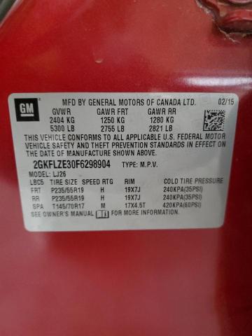2015 GMC TERRAIN DE 2GKFLZE30F6298904