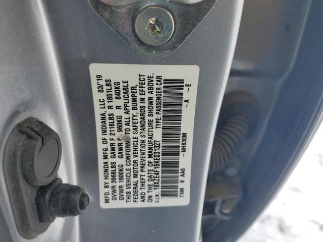 2019 HONDA INSIGHT LX 19XZE4F16KE031327