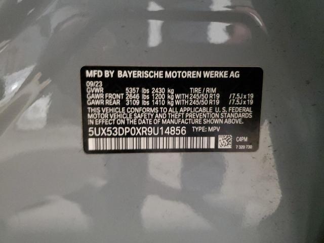 2024 BMW X3 XDRIVE3 5UX53DP0XR9U14856