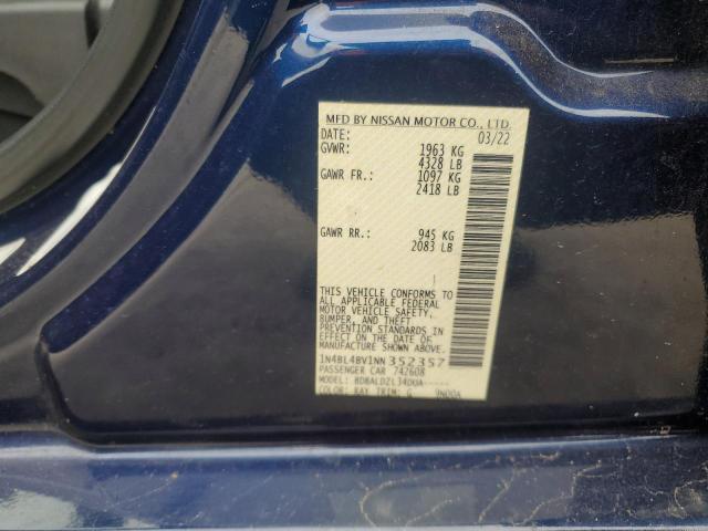 2022 NISSAN ALTIMA S 1N4BL4BV1NN352357