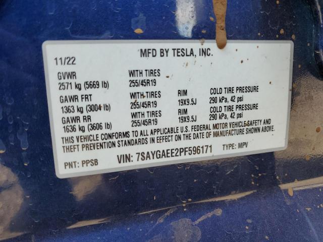 2023 TESLA MODEL Y - 7SAYGAEE2PF596171