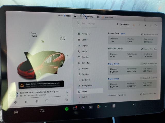2020 TESLA MODEL 3 5YJ3E1EB0LF735971