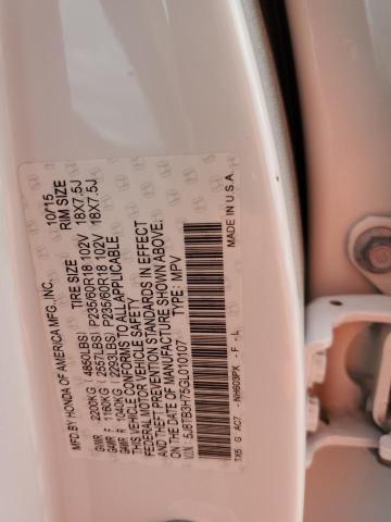 2016 ACURA RDX ADVANC 5J8TB3H75GL010107