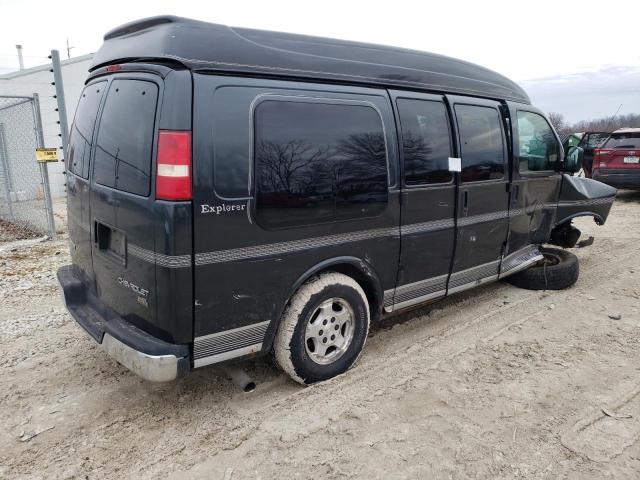 CHEVROLET EXPRESS VA 2004 black  gas 1GBFG15T841226225 photo #4