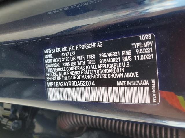 2024 PORSCHE CAYENNE CO WP1BA2AY9RDA52074