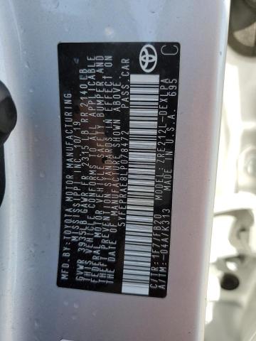 2020 TOYOTA COROLLA LE - 5YFEPRAE8LP078472
