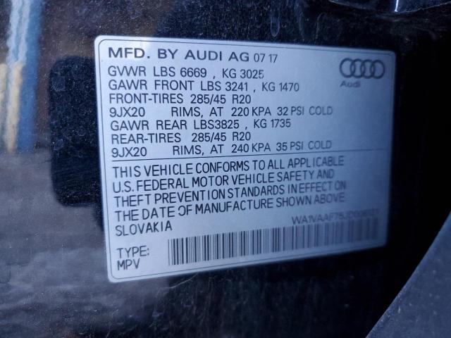 2018 AUDI Q7 PRESTIG - WA1VAAF75JD006121