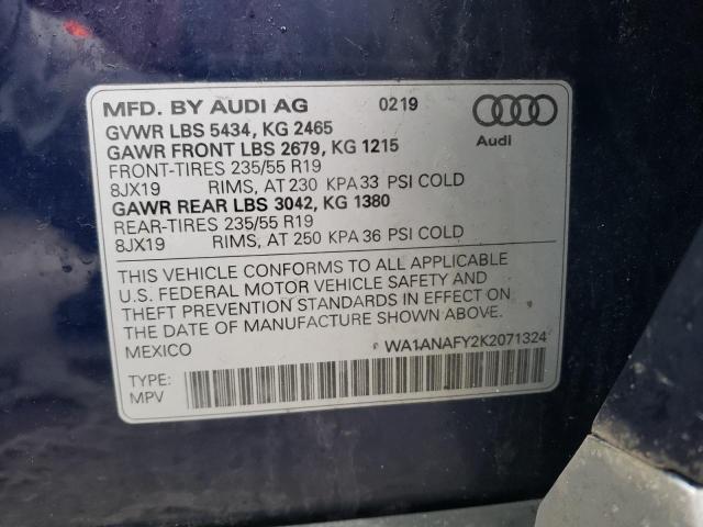 2019 AUDI Q5 PREMIUM - WA1ANAFY2K2071324