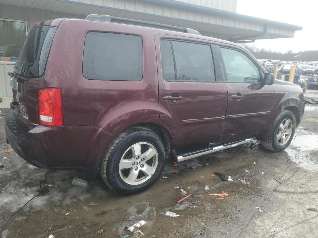 HONDA PILOT EXL 2010 burgundy  gas 5FNYF4H58AB016832 photo #4