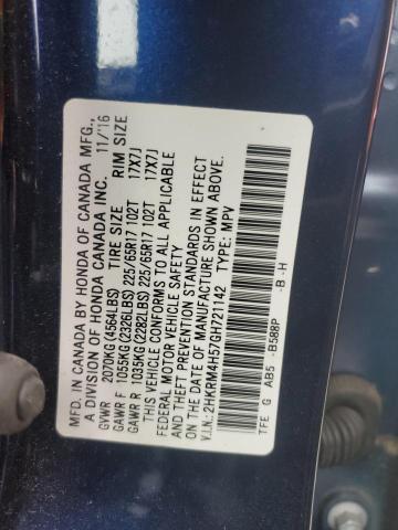 2016 HONDA CR-V EX - 2HKRM4H57GH721142