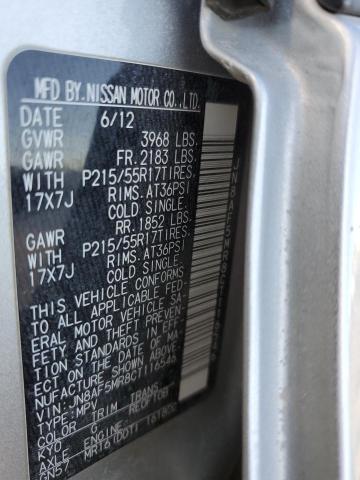 JN8AF5MR8CT116546 2012 NISSAN JUKE