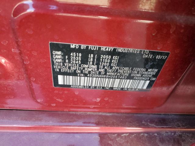 2017 SUBARU LEGACY 2.5 - 4S3BNAN68H3051463