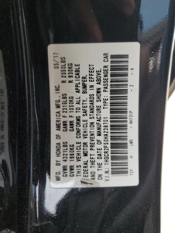 2017 HONDA ACCORD SPO - 1HGCR2F50HA238701
