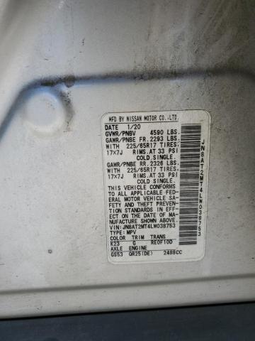 2020 NISSAN ROGUE S - JN8AT2MT4LW038753