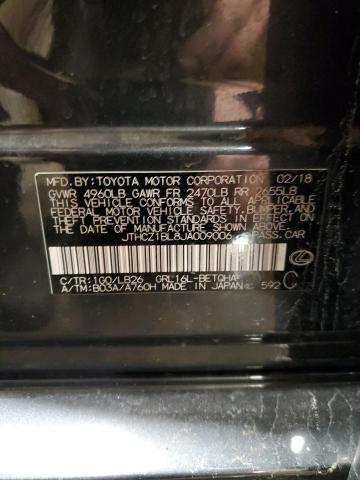 2018 LEXUS GS 350 BAS - JTHCZ1BL8JA009006