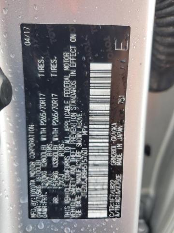 2017 TOYOTA 4RUNNER SR - JTEZU5JR8H5157601