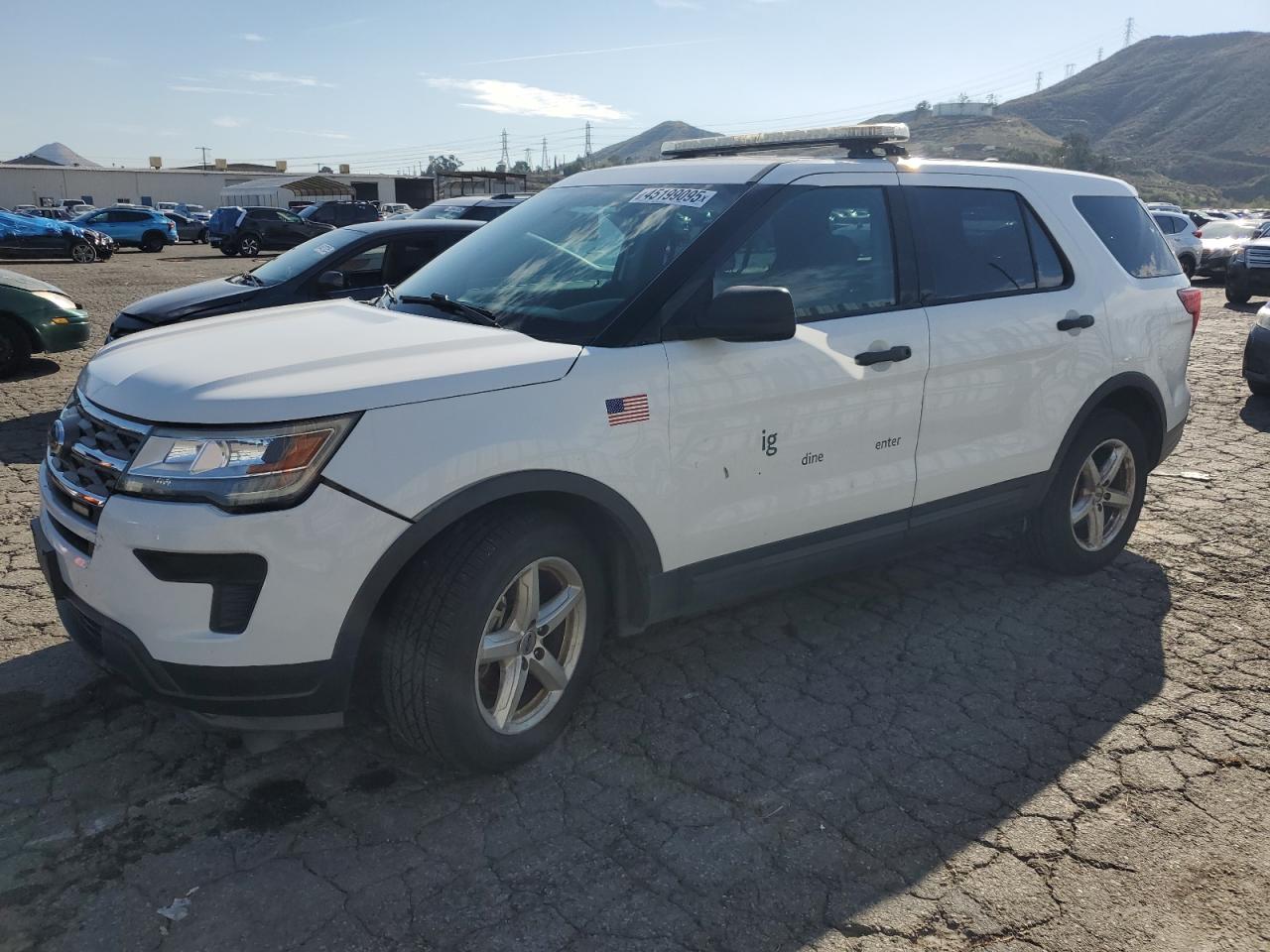 1FM5K7B89JGA80835 FORD EXPLORER 2018