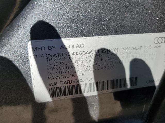 2015 AUDI A4 PREMIUM - WAUFFAFL0FN021276