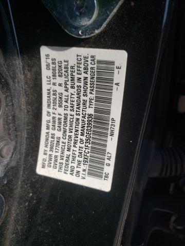 2016 HONDA CIVIC EX 19XFC1F35GE039936