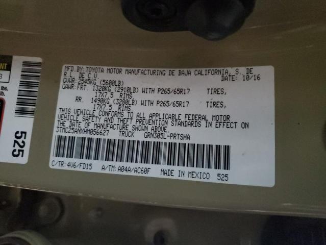 2017 TOYOTA TACOMA DOU - 3TMCZ5ANXHM056627