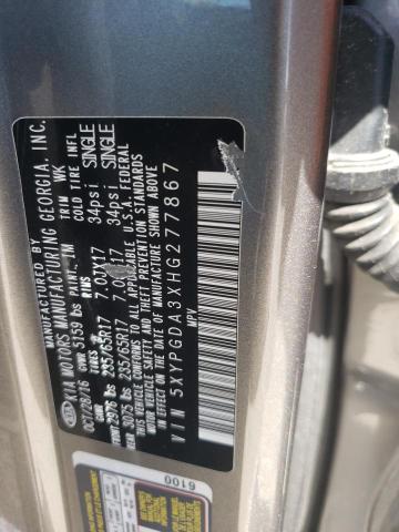 2017 KIA SORENTO LX - 5XYPGDA3XHG277867