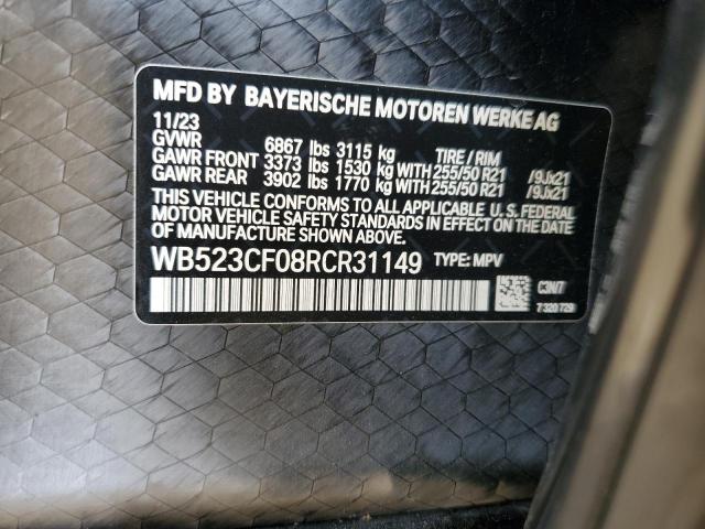 2024 BMW IX XDRIVE5 WB523CF08RCR31149