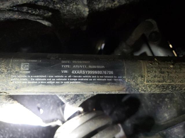 2022 POLARIS RANGER CRE 4XARSY999N8076706