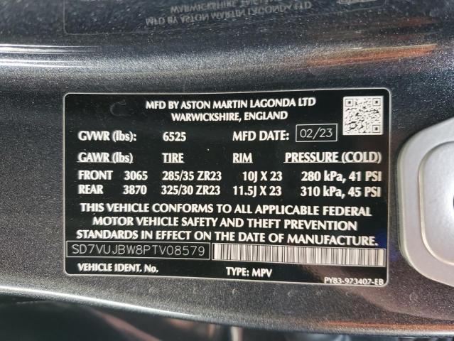 2023 ASTON MARTIN DBX 707 SD7VUJBW8PTV08579