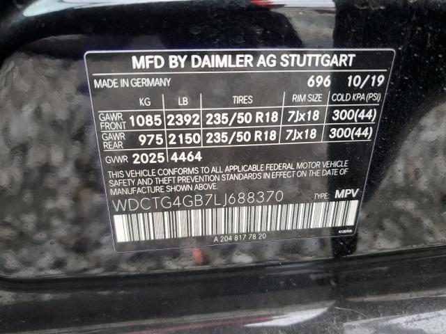 2020 MERCEDES-BENZ GLA 250 4M - WDCTG4GB7LJ688370