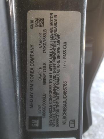 2018 CHEVROLET SPARK LS - KL8CB6SAXJC466768