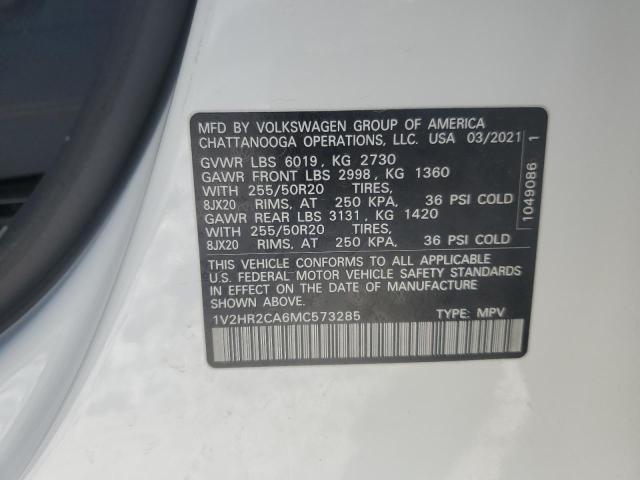 2021 VOLKSWAGEN ATLAS SE - 1V2HR2CA6MC573285
