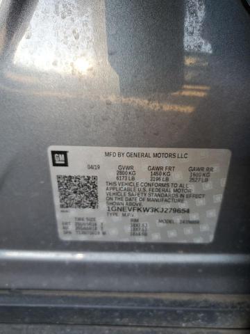 2019 CHEVROLET TRAVERSE L - 1GNEVFKW3KJ279654