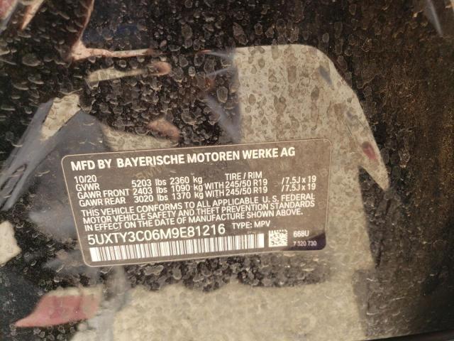 2021 BMW X3 SDRIVE3 - 5UXTY3C06M9E81216