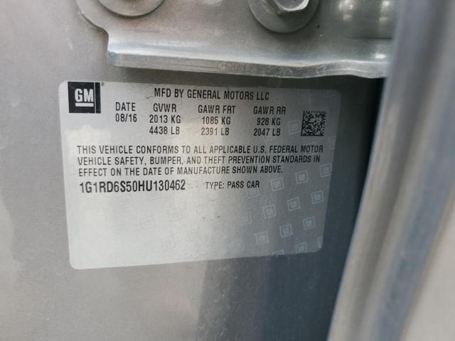 2017 CHEVROLET VOLT PREMI - 1G1RD6S50HU130462