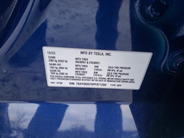 2023 TESLA MODEL Y - 7SAYGDEF6PF971280