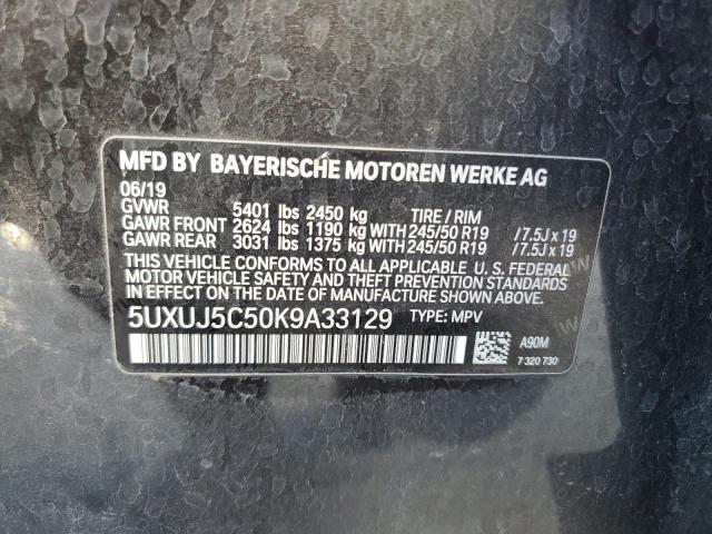 2019 BMW X4 M40I - 5UXUJ5C50K9A33129