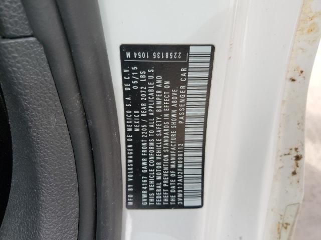 2015 VOLKSWAGEN GOLF - 3VW917AU2FM098112