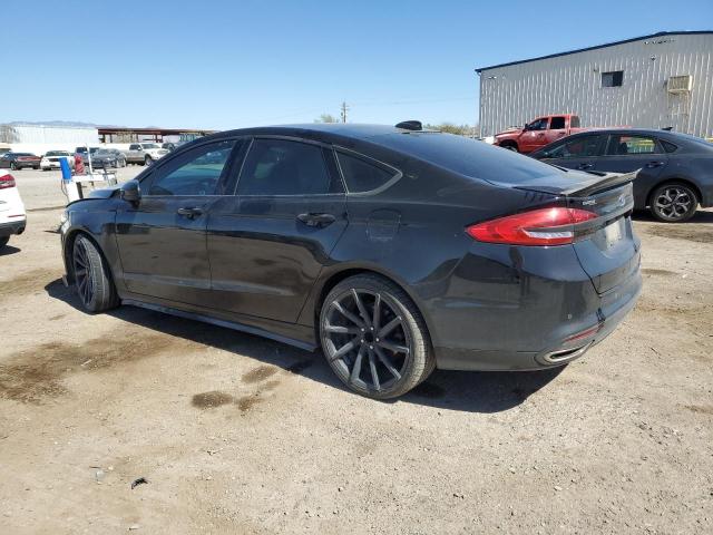 FORD FUSION SE 2017 black  gas 3FA6P0H77HR416636 photo #3