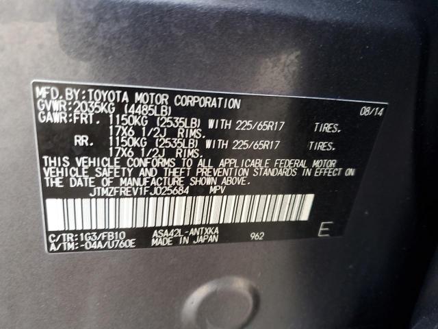 2015 TOYOTA RAV4 LE - JTMZFREV1FJ025684