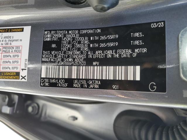 2023 LEXUS GX 460 LUX JTJGM7BX6P5357523