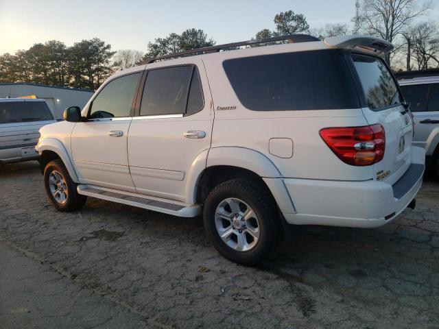 TOYOTA SEQUOIA LI 2003 white  gas 5TDZT38A23S205026 photo #3