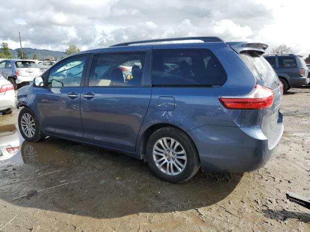 TOYOTA SIENNA XLE 2015 blue  gas 5TDYK3DC9FS655198 photo #3