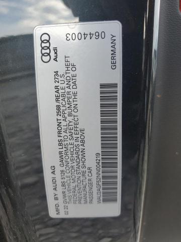 2022 AUDI A5 PREMIUM - WAU2AGF52NN004219