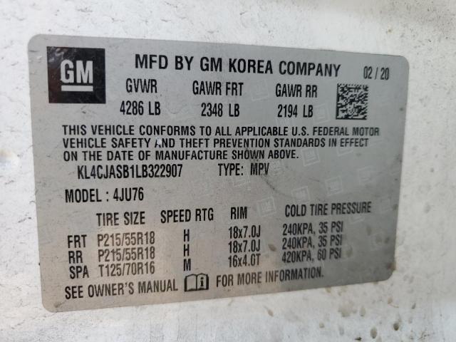 2020 BUICK ENCORE PRE - KL4CJASB1LB322907