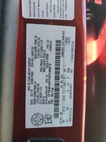 2019 FORD F150 SUPER - 1FTEW1EP7KFC69872