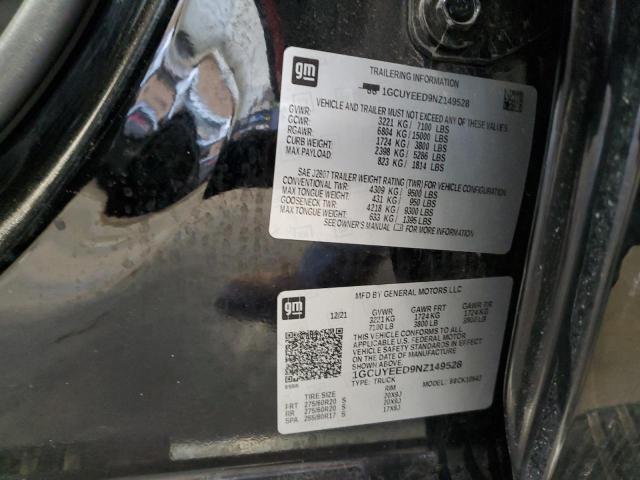 1GCUYEED9NZ149528 2022 CHEVROLET ALL Models