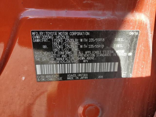 2016 TOYOTA RAV4 LIMIT - JTMYFREV2GJ087690