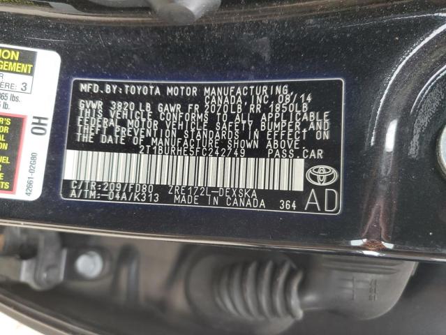 2015 TOYOTA COROLLA L - 2T1BURHE5FC242749
