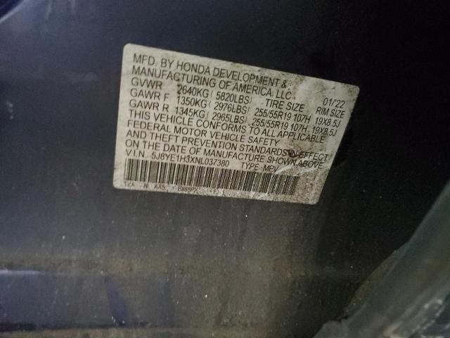 2022 ACURA MDX - 5J8YE1H3XNL037380